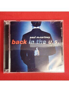 Paul McCartney Back in the US Live 2002 2 CD Album Set